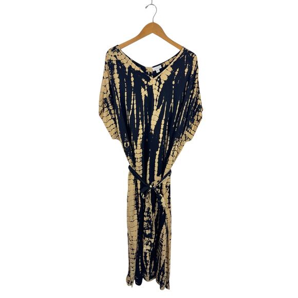 NWT J. Jill Tie Dyed Kaftan Maxi Dress - Picture 1 of 6